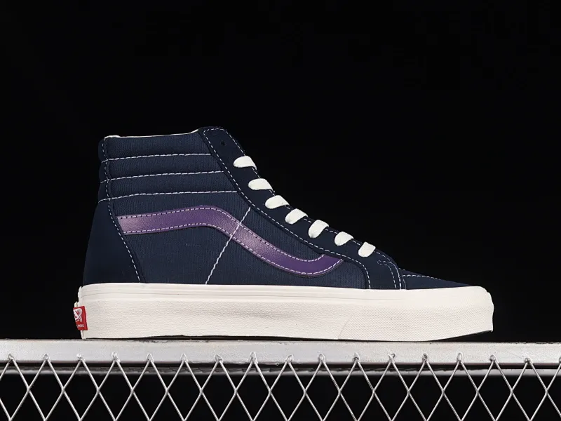 All categories Vans Vans series Vans Hi Vans high-top Vans SK8-Hi Lx Vans official navy blue high-top casual sneakers VN0A4BVB20T